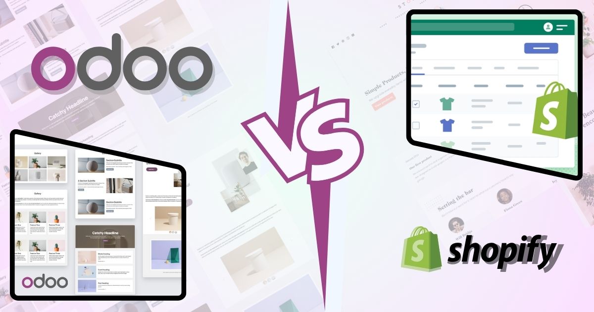 Odoo vs Shopify Odoo vs Shopify